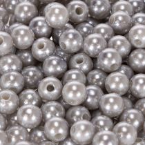 Article Perles décoratives en plastique argenté Ø8 mm – Lot de 250
