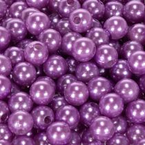 Article Perles décoratives violettes Ø8mm - Lot de 250 pièces