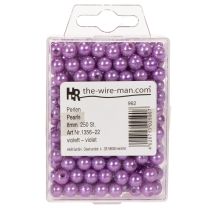 Article Perles décoratives violettes Ø8mm - Lot de 250 pièces