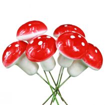 Article Champignons décoratifs à coller sur fil Ø2,5cm 36 pcs