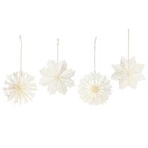 Article Élégants flocons de neige en papier pour les décorations d'hiver et de Noël