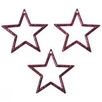 Article Décoration de table décorative à paillettes étoiles baies Noël 4,5 cm 120 pcs