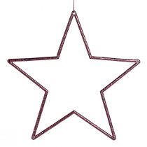 Article Décoration de Noël Deco Star Berry à suspendre Ø18cm 8 pcs