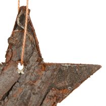 Article Étoiles décoratives pin décorations de sapin de Noël naturel étoiles de pin 6cm 12 pcs