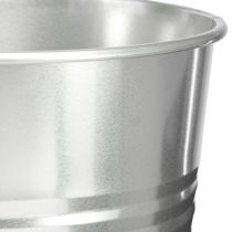 Article Vase décoratif vase de sol conique en métal argenté H 49cm 18L