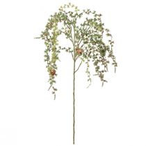 Article Branche de mélèze décorative avec cônes, verte, décoration hivernale 93 cm, enneigée, branche de Noël artificielle