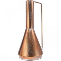 Article Vase de sol élégant, style vintage, oriental, cruche décorative en métal couleur cuivre, Ø 26 cm H 58 cm