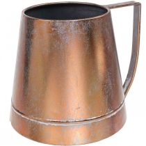 Vase déco métal cuivre pichet décoratif pichet décoratif L24cm H20cm