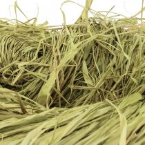 Raphia décoratif pour l&#39;artisanat Raphia naturel citron vert 200g