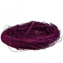 Article Raphia décoratif pour l&#39;artisanat Raphia naturel raphia violet 300g