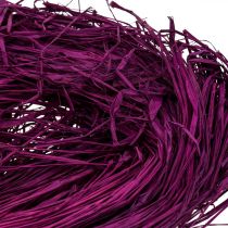 Article Raphia décoratif pour l&#39;artisanat Raphia naturel raphia violet 300g