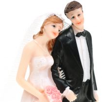 Couple de mariés déco H13cm