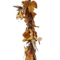 Guirlande décorative guirlande d&#39;automne, guirlande végétale décoration feuilles d&#39;automne colorées 195cm