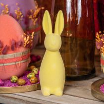Déco Lapin Déco Lapin de Pâques Floqué Jaune Clair H29.5cm 2pcs