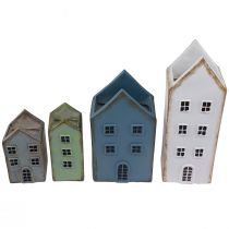 Article Décorations Maisons en Polyresine Vintage Multicolores – Set de 4