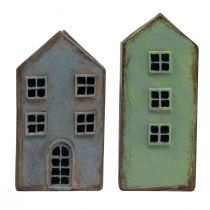 Article Maisons décoratives décoration de table jardinière vintage H12,5cm - 19cm lot de 4