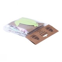 Article Poulets décoratifs en papier nid d'abeille 11×6m5×12cm 6pcs