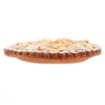 Article Gâteau décoratif aux amandes pour vitrines et boulangeries, faux gâteau d'un réalisme saisissant, 19 cm