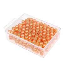 Article Perles décoratives orange 8mm 250 pcs