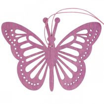 Déco papillons déco cintre violet/rose/rose 12cm 12pcs