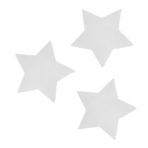 Article Étoiles décoratives blanches 7 cm 8 pièces