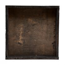 Article Plateau décoratif plateau carré en bois marron 20×20×3,5cm