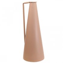 Vase déco manche métal sol vase saumon 20x19x48cm