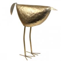 Déco oiseau Déco figure oiseau décoration métal doré 46×16×39cm