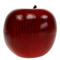 Pommes déco rouges, laquées Ø8cm 6pcs