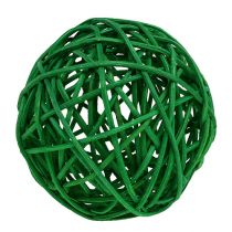 Mélange de balles décoratives vertes 7 cm 18 p.