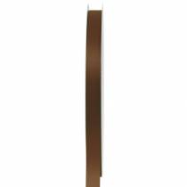 Ruban cadeau et décoration brun 8 mm 50 m