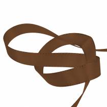 Ruban cadeau et décoration marron 25mm 50m