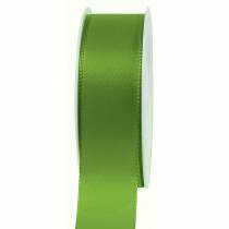Article Ruban cadeau et décoration vert 40mm 50m
