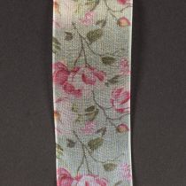 Article Ruban cadeau à motif floral pour un emballage cadeau élégant, 15 m