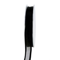 Article Ruban déco noir 15cm 25m
