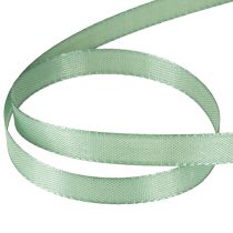 Article Ruban décoratif taffetas ruban cadeau vert sauge 10 mm 50 m
