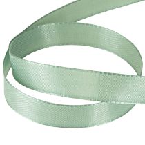 Article Ruban décoratif taffetas ruban cadeau vert sauge 15 mm 50 m