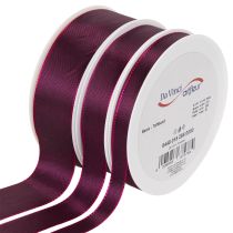 Article Ruban décoratif en taffetas violet 50 m différentes largeurs