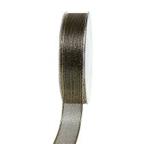 Article Ruban adhésif de décoration avec des bandes de lurex noir 25mm 20m