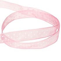 Article Ruban cadeau à pois élégant pour emballages festifs, 1,5 cm de large, 20 m de long