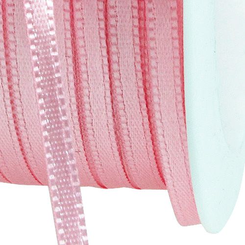 Article Ruban cadeau et décoration 3mm x 50m rose pastel