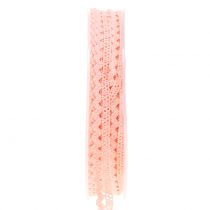 Article Ruban décoratif dentelle saumon 9mm 20m