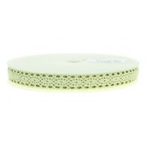 Article Ruban décoratif dentelle vert 16mm 20m