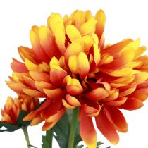 Article Fleurs artificielles décoration dahlias fleurs artificielles orange 62cm