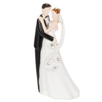 Article Figurine déco mariage couple 10,5 cm