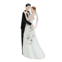 Figurine décorative couple de mariés 10, 5 cm
