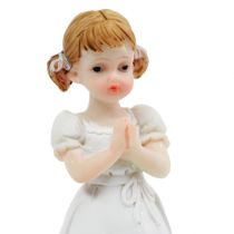 Figurine décorative pour communion fillette 8,5 cm