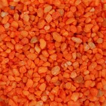 Granulés décoratifs pierres décoratives orange 2mm - 3mm 2kg