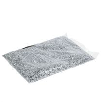 Article Granulés décoratifs argentés, pierres décoratives 2-3 mm, 2 kg