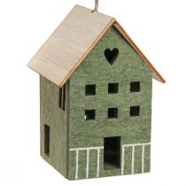 Article Cintre décoratif feutre décoration maison vert naturel 6cmx8cmx11cm 4 pcs